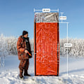 Miniatyrbild 2 av 8: Nödsovsäck Survival Bag 2-pack | Överlevnadssovsäck Nödsovsäckar Emergency Bivy Sack | Bärbar Nödfilt Överlevnad