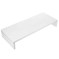 Miniatyrbillede 1 af 3: Multifunktionel skrivebordsmonitor stand computer skærm forhøjelses stand fortykket plade stand laptop stand skrivebord notebook TV stand (hvid) {XW}