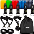 Miniatyrbild 1 av 10: 5-pack - Träningsband / Gummiband - Motståndsband - Träningsband Multicolor multicolor