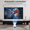 Miniatyrbilde 5 av 5: 4K Miniprojektor 10000 Lumen LED 1080P WiFi Bluetooth UHD Bærbar hjemmekino