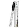 Miniatyrbillede 1 af 5: Microplane Zester Rivejern i Sort Farve til Citrus, Parmesan, Ingefær, Chokolade og Muskatnød med Fint Blad【HY】