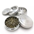 Miniatyrbilde 2 av 6: Snusboks i aluminium for all snus med oppbevaringsrom Green Grön