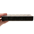 Miniatyrbillede 6 af 8: Praktisk og holdbar doseringsmedicin tabletboks transparent Transparent