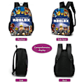 Miniatyrbillede 2 af 4: Stykke Roblox Rygsæk Skoletaske Rejsetasker