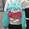 Miniatyrbilde 3 av 8: Student Bag Kids Gifts Toys Kawaii Hatsune Miku e Anime Girl Pl