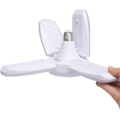 Miniatyrbillede 8 af 8: 60W LED-garagelys, E27 6000 lumen sikkerhedslys, deformerbart værkstedslys med 4 justerbare paneler, superlys stærkt dagslys til garage,