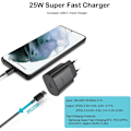 Miniatyrbild 2 av 5: 45W Europa USB Typ C Supersnabb Laddare Europeisk Reseadapterkontakt för Samsung Galaxy S24 S23 S22 S21 Ultra Plus A25 A15 A53 A52 A14 iPhone Pixel