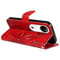 Miniatyrbillede 5 af 5: Pung Etui til vivo S19 5G/V40 5G Stødsikkert Flip Floral Sommerfugl Læder Telefon Etui Style B Style B Multicolor