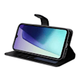 Miniatyrbillede 4 af 9: SKALO Xiaomi Redmi 14C PU Læder Wallet Case - Flere Farver Black Black