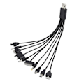 Miniatyrbilde 2 av 5: 1 stk 10-i-1 Multifunksjonell Lader USB-kabler For Ipod Motorola Nokia Samsung Lg Sony Ericsson Forbrukerelektronikk Datakabler【HY】