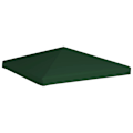 Pikkukuva 2 / 6: vidaXL Gazebo-katto 310 g/m² 3x3 m vihreä{qw} Green Grön