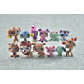 Miniatyrbillede 2 af 4: 24 stk Littlest Pet Shop Stort Parti Kæledyr LPS Hunde Katte Abe Bjørn Løver Legetøj