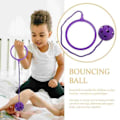 Miniatyrbilde 4 av 4: 1 stk. Hoppeball for barn, lilla - Hoppeball lekesett, fang ball sett, treningsspill for gutter og jenter Purple