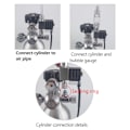 Miniatyrbilde 6 av 10: AC100-240V Enkel/Dobbel Hode Akvarium CO2 Solenoidventiler Regulator Lav Temperatur Fisk Tank Elektriske Solenoidventiler EU Plugg EU plug Double