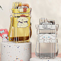 Pikkukuva 4 / 5: Uudet Kawaii Sanrio-vesipullot söpö anime Cinnamoroll Kuromi piirretty kannettava muki 520ml pullo lahja lapsille pojille tytöille lahja Pompompurin Pompompurin 520ml