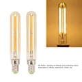 Miniatyrbillede 8 af 8: 2 stk LED rørlampe 4W E14 2300K Rørformet pære T20x120 220‑240V til belysning