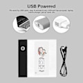 Miniatyrbillede 3 af 4: Flip Book Kit med Mini Lysplade LED Lysboks Tablet Design med Hul 300 Ark Flipchart papir-yvan-WELLNGS