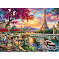 Miniatyrbilde 1 av 2: Diamond Painting / Diamantmaling 30x40cm - Eiffeltårnet Paris Multicolor multifärg