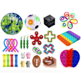 Miniatyrbilde 1 av 3: 38 stk. Fidget Pop it Leker Sett pakke for barn og voksne 250