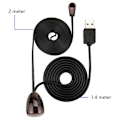Miniatyrbilde 4 av 5: Infrarød IR fjernkontroll forlenger repeater mottaker USB adapter sender gjelder for fjernkontroll enheter 2m med lys