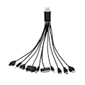 Miniatyrbilde 3 av 5: 1 stk 10-i-1 Multifunksjonell Lader USB-kabler For Ipod Motorola Nokia Samsung Lg Sony Ericsson Forbrukerelektronikk Datakabler【HY】