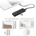 Miniatyrbilde 5 av 5: M.2 NGFF NVMe kabinett Ekstern SSD-boks USB3.0 Type-C deksel