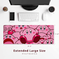 Miniatyrbillede 2 af 5: Gaming Mousepad Stor med Syet Kant, Japansk Anime Mousepad til Skrivebord, Udvidet XL Langt Fuldt Skrivebord Mousepad med Anti-Slip Bund, Sød Skrivebordspude