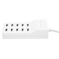Miniatyrbilde 8 av 8: USB Ladestasjon 10-Port Vegglader for Flere Enheter EU Plugg 100-240V 0.3