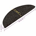 Pikkukuva 8 / 8: vidaXL Portamatot itseliimaavat 15 kpl 56x17x3 cm musta Black Svart