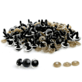Miniatyrbillede 5 af 5: Haloppe 100 stk. 8-20 mm Plastik Sikkerhedsøjne til Teddybjørn Dukke Dyr Dukke Håndværk DIY Db Blandet Farve Mixed Color 16mm