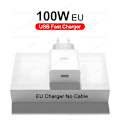 Miniatyrbillede 1 af 6: Original 100W SuperVOOC oplader til Oneplus, hurtig opladning US EU USB til nyt kabel til Oneplus 13r 12 11 10 13 P{qw} EU Charger no Cable