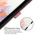 Miniatyrbillede 4 af 5: TCL 501 Marmor Læder Telefon Cover - WELLNGS Galaxy Marble White