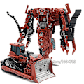 Miniatyrbilde 2 av 2: Aoyi Cool 8 i 1 Oversize Devastator Transformasjonsleker Gutt Anime Krok Actionfigurer Robotbil Teknologi Kjøretøymodell KidsDB AOYI H6001*8A