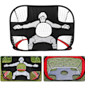 Miniatyrbillede 2 af 7: Foldbar nylon fodboldmål til børn og voksne, fodboldmål til legepladsen, haven, indendørs og udendørs Red