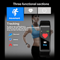 Miniatyrbillede 5 af 5: Fitness Tracker Sundheds Sportsur med Puls, Søvnovervågning, Iltmætning i Blodet, Skridttæller og SMS Opkaldsnotifikationer green