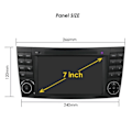 Miniatyrbillede 4 af 4: 2Din CarPlay Auto Android 10 Bilradio til Mercedes Benz E Class W211 CLK W209 CLS W219 E200 E220 4G+64G DSP RDS GPS Stere Wifi