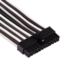 Miniatyrbillede 3 af 4: CORSAIR Kabelsæt Pro 4 Gen 4 Premium - Hvid / Sort (CP-8920227)