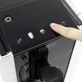 Miniatyrbild 4 av 4: CASO Cafe Crema Touch Automatisk kaffemaskin med slang och mjölkbehållare, steglöst justerbar konisk kvarn, färdig att dricka