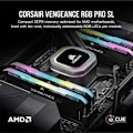 Miniatyrbillede 2 af 6: RAM-hukommelse - CORSAIR - CMH32GX4M2Z3600C18 - VENGEANCE RGB PRO SL - DDR4 - 32Go 2x16Go - 3600MHz - DIMM - CL 18 - 1.35V