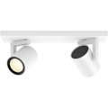 Pikkukuva 1 / 3: LED-kattovalaisin - Philips - Argenta 50622-31-P7 - 2x GU10 - 350 Lm - Bluetooth-ohjaus Sort og hvid