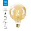 Miniatyrbillede 2 af 6: WiZ Connected pære Globe 120 vintage Hvid variabel E27 50W