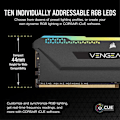 Miniatyrbillede 3 af 6: RAM-hukommelse - CORSAIR - CMH32GX4M2Z3600C18 - VENGEANCE RGB PRO SL - DDR4 - 32Go 2x16Go - 3600MHz - DIMM - CL 18 - 1.35V