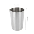 Miniatyrbillede 2 af 4: Mælkeskumningskande 304 Rustfrit Stål Graveret Skumningskande Omrøringskop Kaffekop til Bar Hjem Kaffebar 840ml