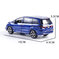 Pikkukuva 2 / 5: DXZJ 1/32 Honda Odyssey -metallivalumalliauto, simulaatioääni, valo, vedettävä MPV-leluajoneuvo (Väri: 1)