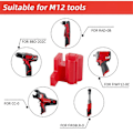 Miniatyrbillede 4 af 5: 4 stk. Værktøj Strømbatteri Beslag Opbevaring til Milwaukee M12 12V