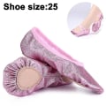 Miniatyrbilde 2 av 5: Ballett Pointe-sko Damereim Ballettsko med tåbeskyttelse Flesh pink 24
