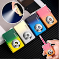 Miniatyrbilde 3 av 5: Torch-Lighters Påfyllbar Butan Torch-Lighter Personlig Kameraform Herre Lighter med LED for Sigarer Stearinlys