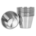 Miniatyrbillede 1 af 5: 6 stk. 304 rustfrit stål tortilla sauce kop cross-border salat tomat sauce dip kop dip tallerken
