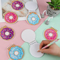 Miniatyrbillede 4 af 4: 24 stk. Mini Spiral Notesbog Sød Donut Notesbog Fødselsdags Notesblok Kawaii Donut Memoblok Notesbøger Til Børn Festartikler Godteposefyld, 3,34x3,74