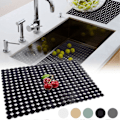 Miniatyrbild 2 av 5: Diskho Matta - 2-pack Justerbar Diskbänksmatta för Keramisk/Rostfri Diskbänk, Lätt att Rengöra, DIY Klipp